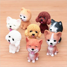 Load image into Gallery viewer, Smiling Shiba Inu Resin Bobble HeadCar Accessories