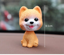 Load image into Gallery viewer, Smiling White Pomeranian Love Bobble Head-Car Accessories-Bobbleheads, Car Accessories, Dogs, Pomeranian-6