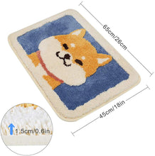 Load image into Gallery viewer, Softest and Super-Absorbent Shiba Inu Bathroom Mat-Home Decor-Bathroom Decor, Dogs, Home Decor, Shiba Inu-8