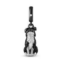 Load image into Gallery viewer, Sterling Silver Border Collie Charm - Perfect Gift for Border Collie Lovers-Dog Themed Jewellery-Border Collie, Charm Beads, Dogs, Jewellery, Pendant-1