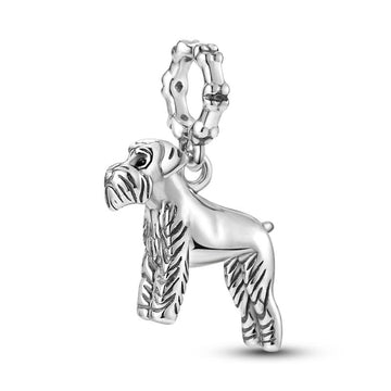 Sterling Silver Schnauzer Charm - Perfect Gift for Schnauzer Lovers!-Dog Themed Jewellery-Charm Beads, Dogs, Jewellery, Pendant, Schnauzer-6