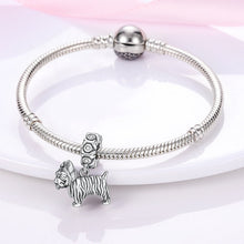 Load image into Gallery viewer, Sterling Silver Yorkshire Terrier Pendant - Perfect Gift for Yorkie Lovers-Dog Themed Jewellery-Dogs, Jewellery, Pendant, Yorkshire Terrier-7