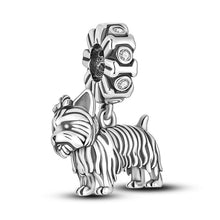 Load image into Gallery viewer, Sterling Silver Yorkshire Terrier Pendant - Perfect Gift for Yorkie Lovers-Dog Themed Jewellery-Dogs, Jewellery, Pendant, Yorkshire Terrier-1
