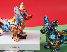 Load image into Gallery viewer, Stunning Corgi Design Multicolor Resin Statue-Home Decor-Corgi, Dogs, Home Decor, Statue-8