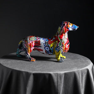 image of dachshund statue for home