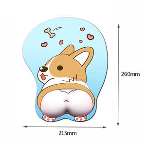 Super Cute Corgi Butt Mousepads-Accessories-Accessories, Corgi, Dogs, Home Decor, Mouse Pad-9