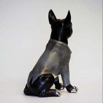 The Original American Gentleman Boston Terrier Resin SculptureHome Decor