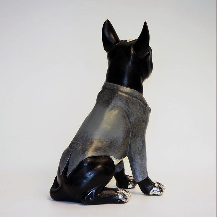 The Original American Gentleman Boston Terrier Resin SculptureHome Decor