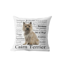 Load image into Gallery viewer, Why I Love My Black Labrador Cushion Cover-Home Decor-Black Labrador, Cushion Cover, Dogs, Home Decor, Labrador-One Size-Cairn Terrier-10
