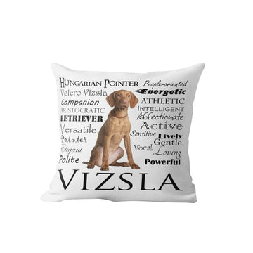 Why I Love My Border Collie Cushion Cover-Home Decor-Border Collie, Cushion Cover, Dogs, Home Decor-45x45cm-Vizsla-29
