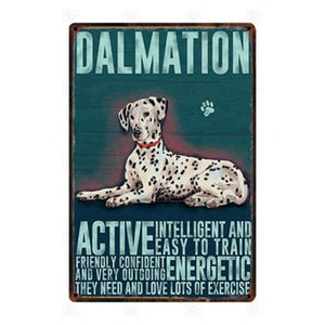 Why I Love My English Springer Spaniel Tin Poster - Series 1-Sign Board-Dogs, English Springer Spaniel, Home Decor, Sign Board-Dalmatian-11