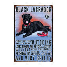 Load image into Gallery viewer, Why I Love My English Springer Spaniel Tin Poster - Series 1-Sign Board-Dogs, English Springer Spaniel, Home Decor, Sign Board-Labrador - Black-18