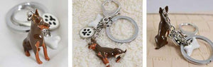 Yellow Labrador Love 3D Metal Keychain-Key Chain-Accessories, Dogs, Keychain, Labrador-15