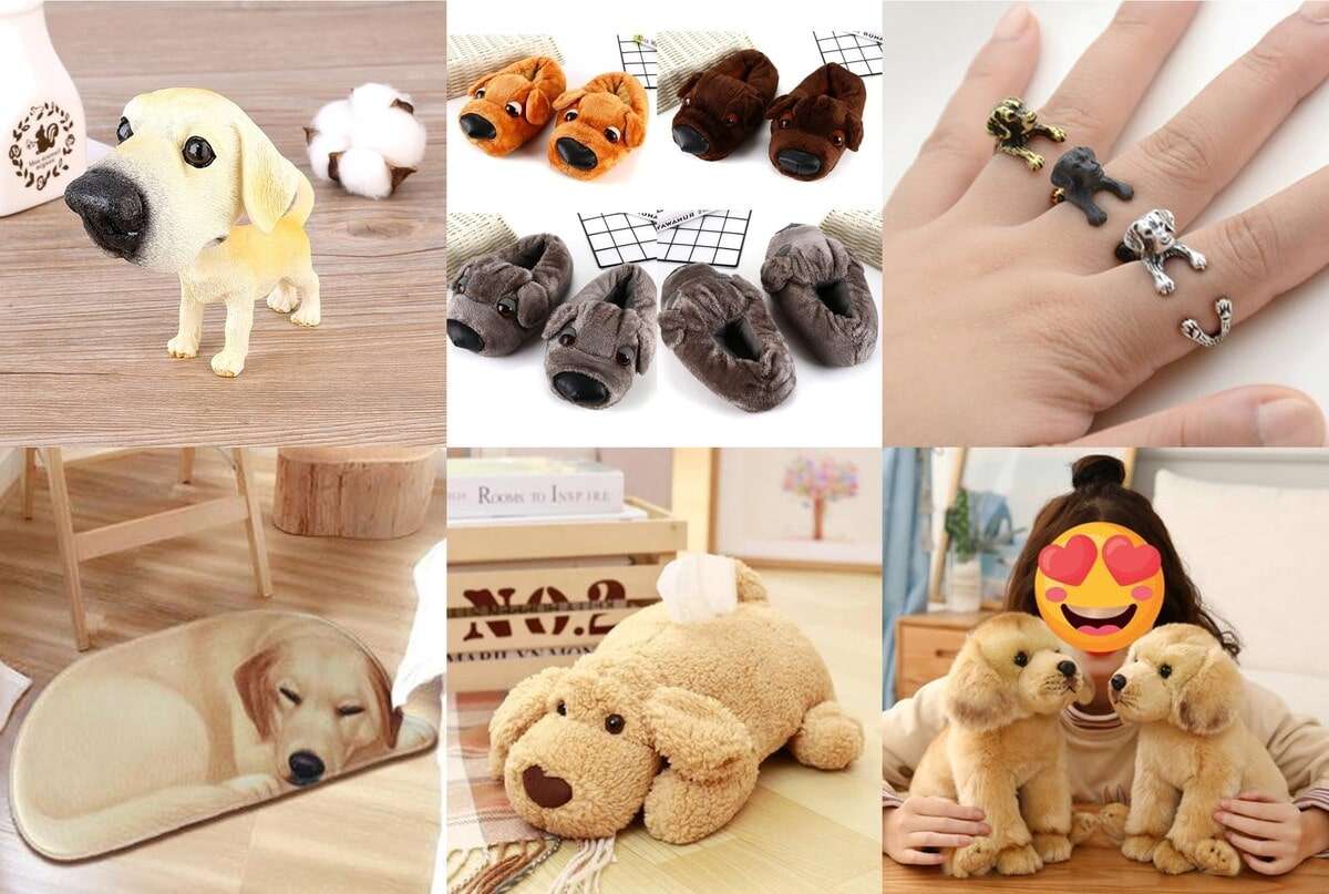 Black Labrador Dog Handmade Wooden Keyring Christmas & Birthday Gifts / Presents For Her Him Men Women For Dog Lovers