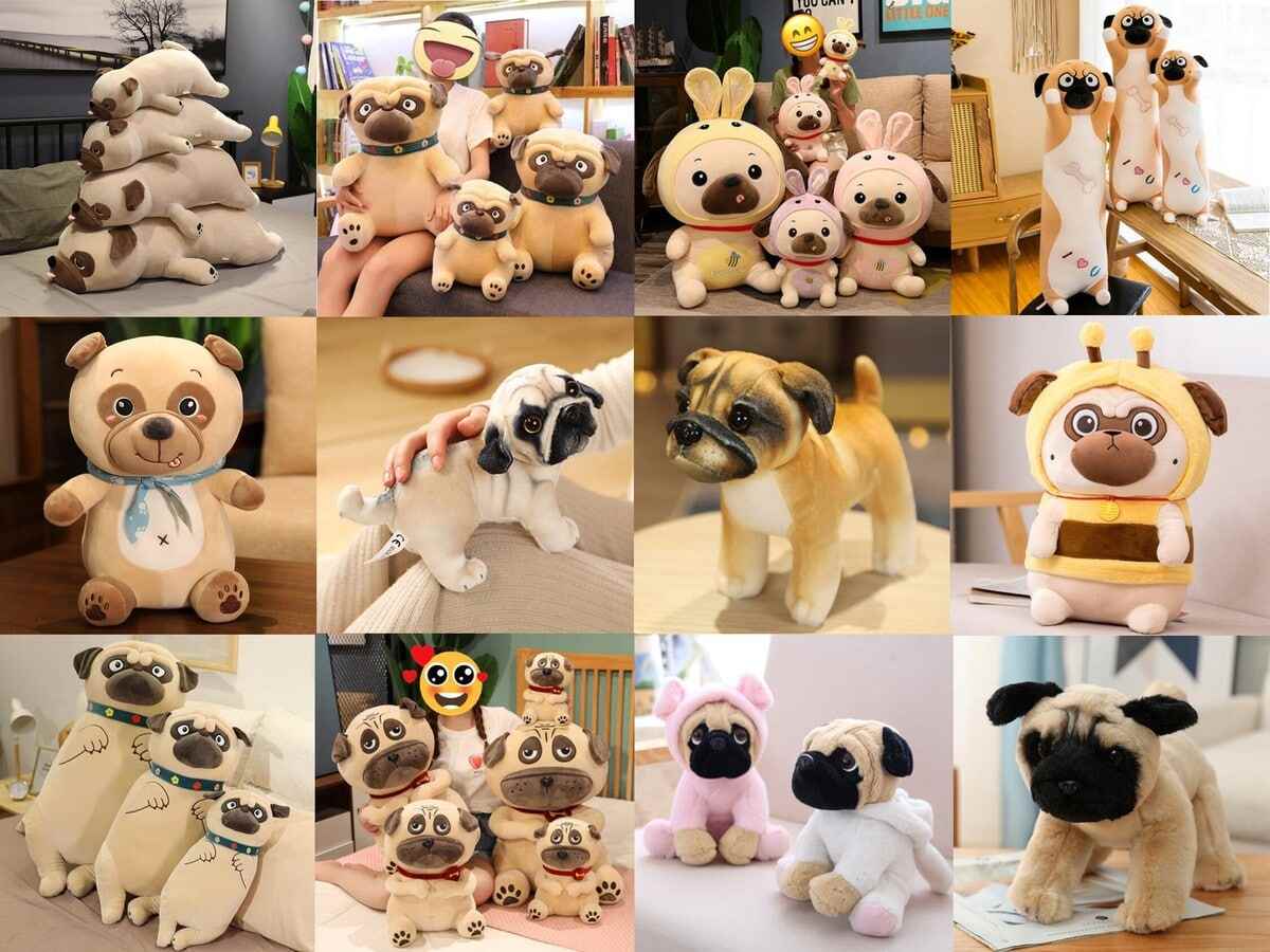 Pug Stuffed Animals And Plush Toys