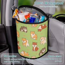 Load image into Gallery viewer, All The Shiba Inus I Love Multipurpose Car Storage Bag - 4 Colors-Car Accessories-Bags, Car Accessories, Shiba Inu-Green-1