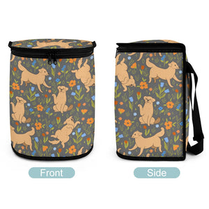 Flower Garden Golden Retrievers Multipurpose Car Storage Bag - 4 Colors-Car Accessories-Bags, Car Accessories, Golden Retriever-10