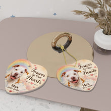 Load image into Gallery viewer, Pit Bull Dog Ornament - Forever In Our Hearts Design - Personalized with Name-Christmas Ornament-Christmas,Personalize Artwork,Pit Bull-6