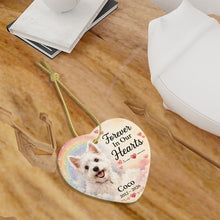 Load image into Gallery viewer, Westie Dog Ornament - Forever In Our Hearts Design - Personalized with Name-Christmas Ornament-Christmas,Personalize Artwork,West Highland Terrier-7