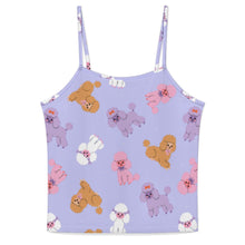 Load image into Gallery viewer, Colorful Poodles Love Women's Cami and Shorts Pajama Set-Apparel-Apparel,Dog Mom Gifts,Pajamas,Poodle-5