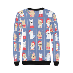 Cutest Christmas Frenchies Love Women's Sweatshirt - 4 Colors-Apparel-Apparel, French Bulldog, Sweatshirt-7