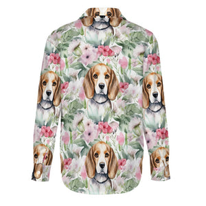 Blossoming Beauty Beagles Women's Shirt-Apparel-Apparel, Beagle, Shirt-8
