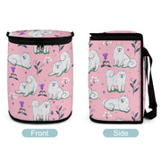 Flower Garden Samoyeds Multipurpose Car Storage Bag - 5 Colors-Car Accessories-Bags, Car Accessories, Samoyed-11