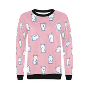 Cutest White Chihuahua Love Women's Sweatshirt - 4 Colors-Apparel-Apparel, Chihuahua, Sweatshirt-6