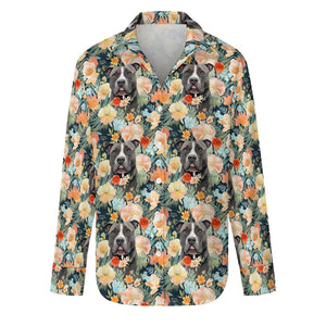 Moonlight Garden Black Pit Bull Women's Shirt - 2 Designs-Apparel-Apparel, Pit Bull, Shirt-5