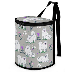 Flower Garden Samoyeds Multipurpose Car Storage Bag - 5 Colors-Car Accessories-Bags, Car Accessories, Samoyed-Gray-5