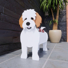 Load image into Gallery viewer, 3D Bearded Collie Love Small Flower Planter-Home Decor-Bearded Collie, Dogs, Flower Pot, Home Decor-10
