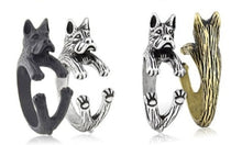 Load image into Gallery viewer, 3D Cropped Ears Boxer Finger Wrap Rings-6