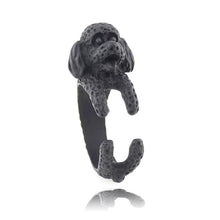 Load image into Gallery viewer, 3D Doodle / Toy Poodle Finger Wrap Rings-Dog Themed Jewellery-Dogs, Doodle, Goldendoodle, Jewellery, Labradoodle, Ring, Toy Poodle-7