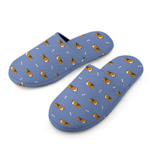 Load image into Gallery viewer, Sleepy Beagle Love Women&#39;s Cotton Mop Slippers-Footwear-Accessories, Beagle, Slippers-4