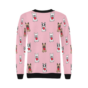My Heart Belongs to French Bulldogs Women's Sweatshirt - 4 Colors-Apparel-Apparel, Christmas, French Bulldog, Sweatshirt-7