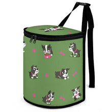 Load image into Gallery viewer, Boston Terrier Love Multipurpose Car Storage Bag - 4 Colors-Car Accessories-Bags, Boston Terrier, Car Accessories-Green-11