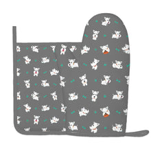 Load image into Gallery viewer, Infinite West Highland Terrier Love Oven Mitts and Pot Holder Set-Kitchen Decor-Accessories,Dog Mom Gifts,West Highland Terrier-8