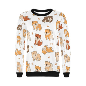 All The Shibas I Love Women's Sweatshirt - 4 Colors-Apparel-Apparel, Shiba Inu, Sweatshirt-6