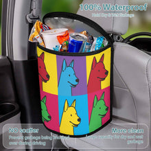 Load image into Gallery viewer, Pop Art Bull Terrier Love Multipurpose Car Storage Bag-Car Accessories-Bags, Bull Terrier, Car Accessories-One Size-7