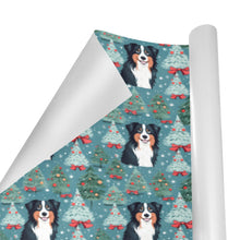 Load image into Gallery viewer, Christmas Delight Australian Shepherd Gift Wrapping Paper - 2 Rolls-Christmas Ornament-Australian Shepherd,Christmas,Wrapping Paper-3