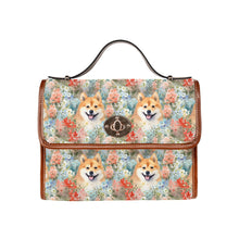 Load image into Gallery viewer, Wildflower Shiba Inu Shoulder Bag Purse-Accessories-Accessories, Bags, Shiba Inu-One Size-6