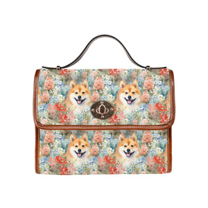 Wildflower Shiba Inu Shoulder Bag Purse-Accessories-Accessories, Bags, Shiba Inu-One Size-6