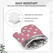 Load image into Gallery viewer, Charming Poodle Puppy Oven Mitts and Pot Holder Set-Kitchen Decor-Accessories,Dog Mom Gifts,Poodle-10