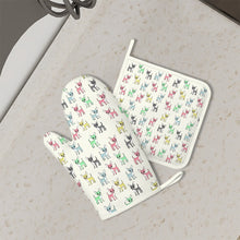 Load image into Gallery viewer, Infinite Chihuahua Love Oven Mitts and Pot Holder Set-Kitchen Decor-Accessories,Chihuahua,Dog Mom Gifts-2