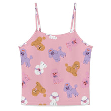 Load image into Gallery viewer, Colorful Poodles Love Women's Cami and Shorts Pajama Set-Apparel-Apparel,Dog Mom Gifts,Pajamas,Poodle-9