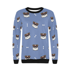 Coolest English Bulldog Love Women's Sweatshirt - 3 Colors-Apparel-Apparel, English Bulldog, Sweatshirt-7