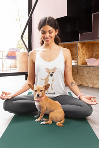 Personalized Bichon Frise Mom Yoga Tank Top-Shirts & Tops-Apparel, Bichon Frise, Dog Mom Gifts, Shirt, T Shirt-4