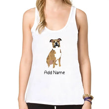 Load image into Gallery viewer, Personalized Pit Bull Mom Yoga Tank Top-Shirts &amp; Tops-Apparel, Dog Mom Gifts, Pit Bull, Shirt, T Shirt-Yoga Tank Top-White-XS-1