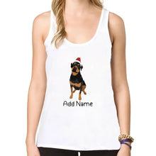 Load image into Gallery viewer, Personalized Rottweiler Mom Yoga Tank Top-Shirts &amp; Tops-Apparel, Dog Mom Gifts, Rottweiler, Shirt, T Shirt-Yoga Tank Top-White-XS-1