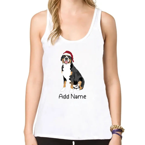 Personalized Greater Swiss Mountain Dog Mom Yoga Tank Top-Shirts & Tops-Apparel, Dog Mom Gifts, Greater Swiss Mountain Dog, Shirt, T Shirt-Yoga Tank Top-White-XS-1